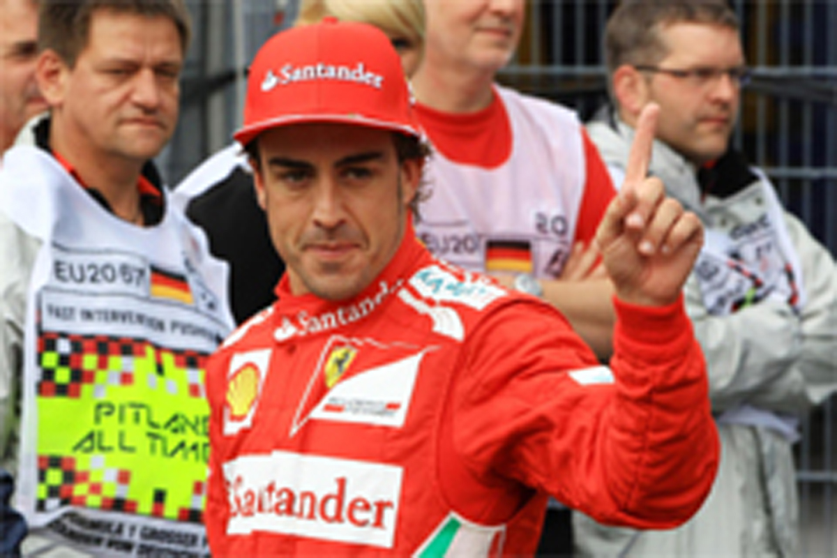フェラーリ:アロンソが2戦連続でポール獲得 (F1ドイツGP 予選)