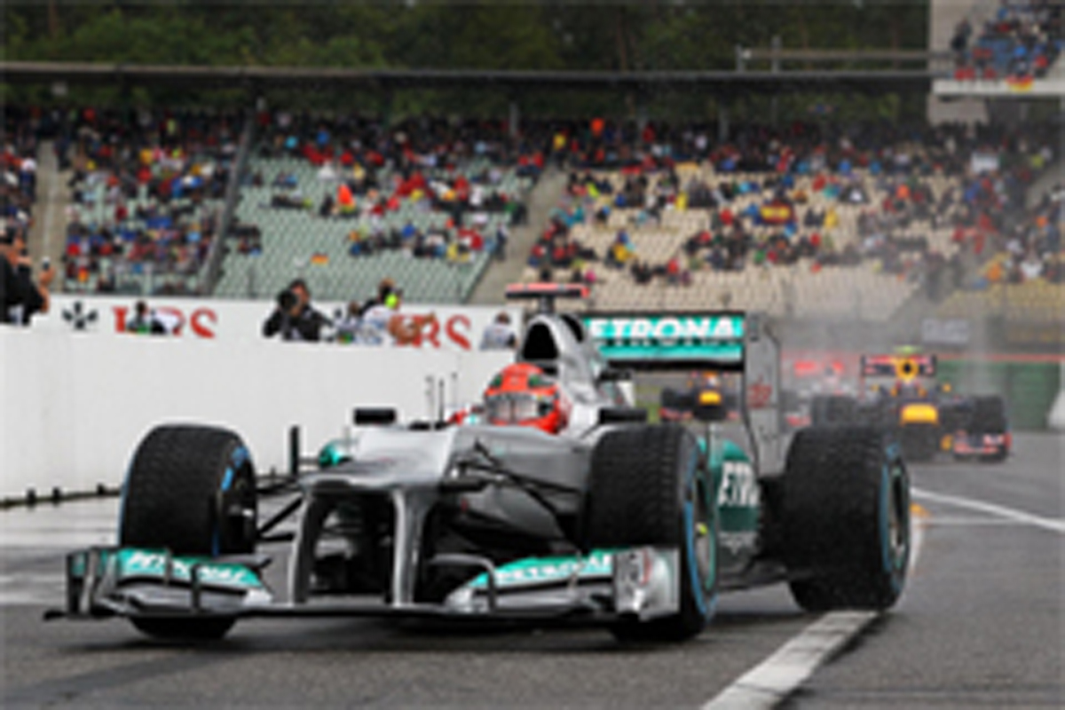 メルセデスAMG:シューマッハが2列目スタート (F1ドイツGP 予選)