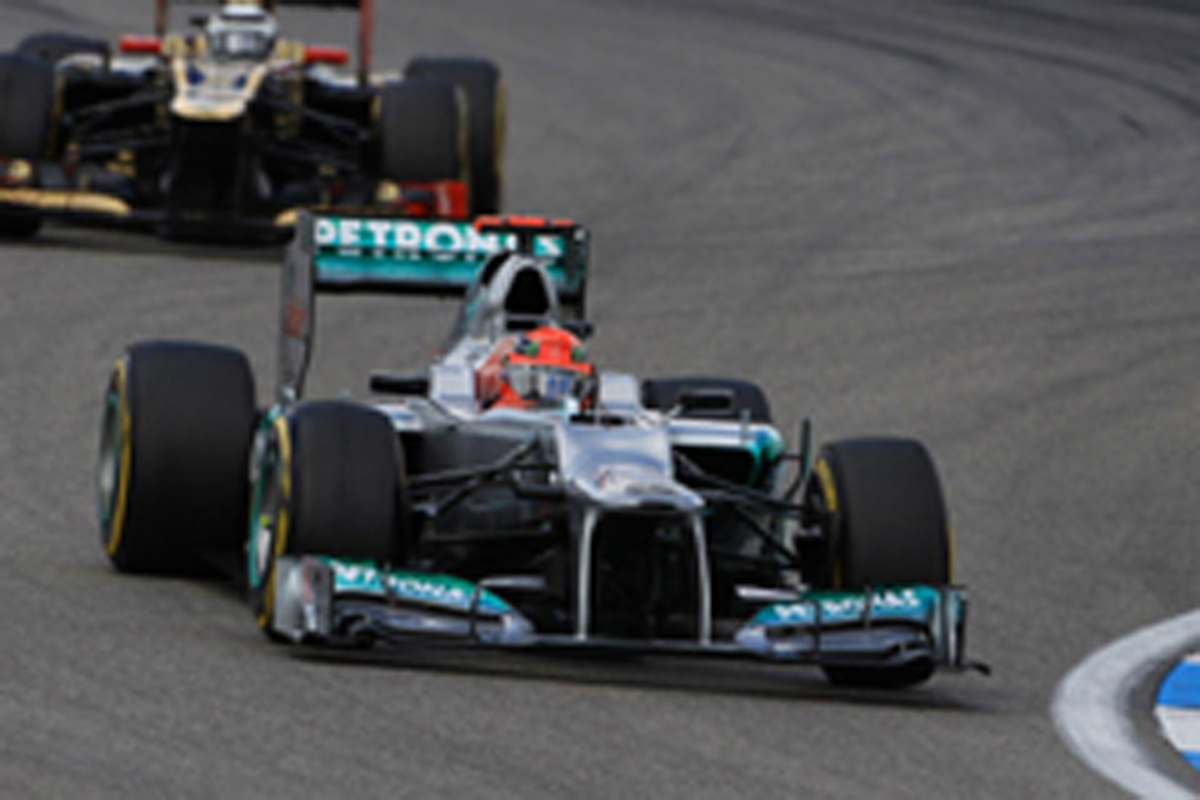 メルセデスAMG:地元でなんとかダブル入賞 (F1ドイツGP)