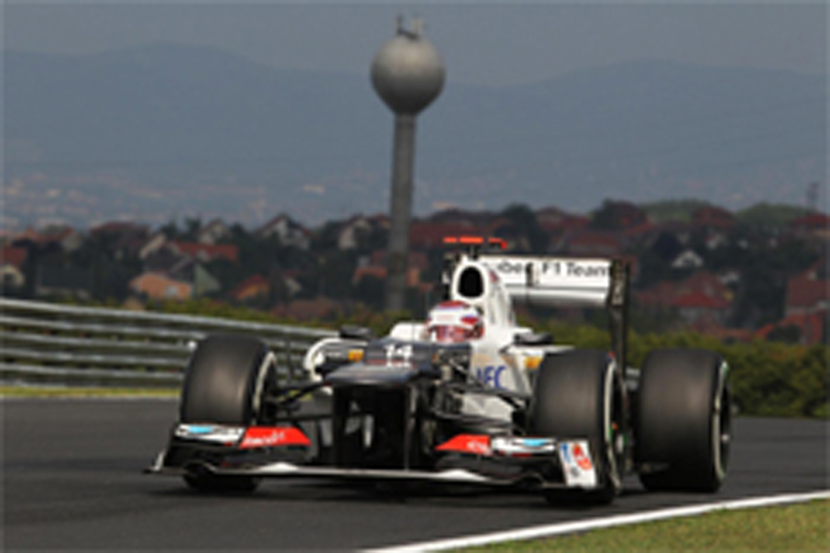 ザウバー:小林可夢偉は15番手タイム (F1ハンガリーGP 初日)