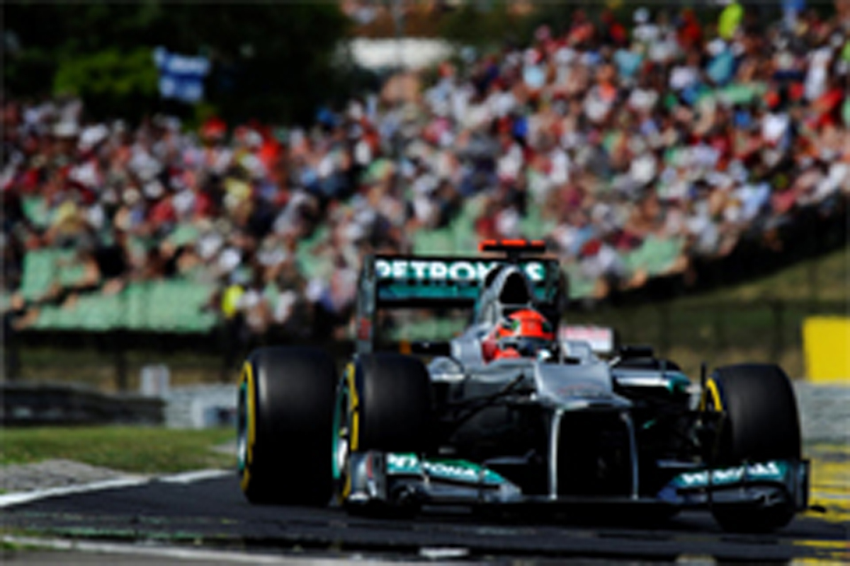 メルセデスAMG:2台揃ってQ2敗退 (F1ハンガリーGP 予選)