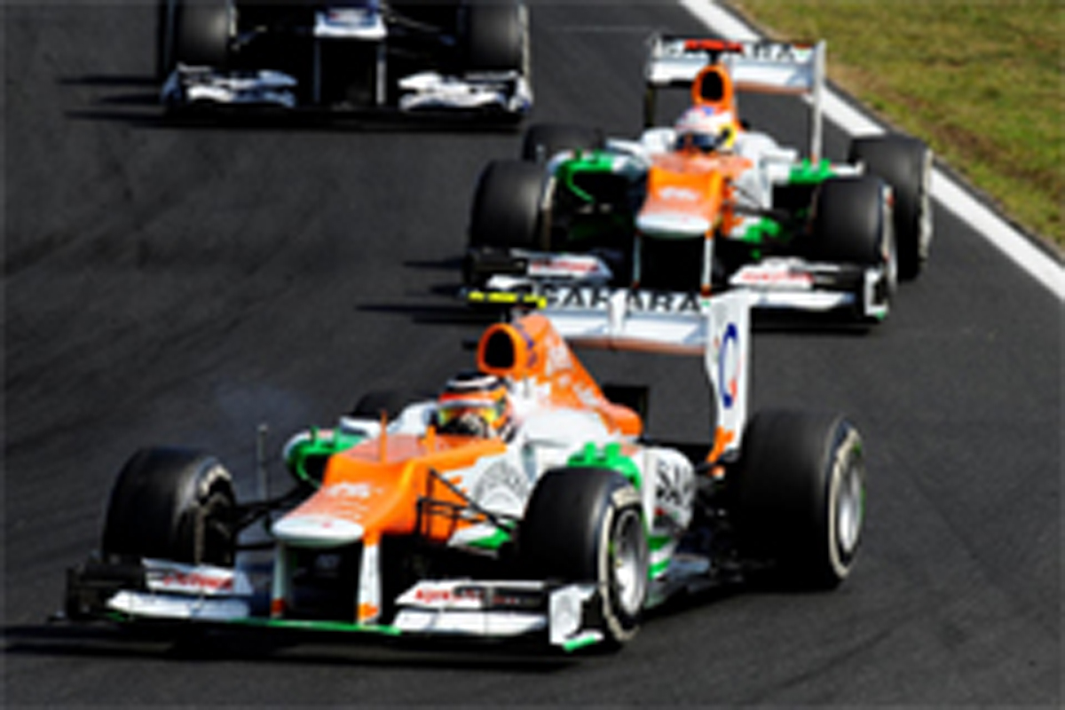 フォース・インディア：惜しくもポイントに届かず （F1ハンガリーGP）