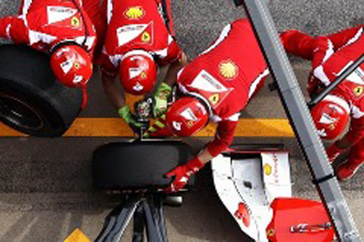 フェラーリ、前半戦の平均ピットストップ時間で最速