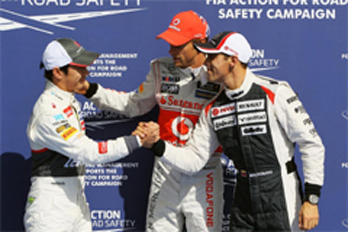 小林可夢偉、自身初のF1フロントロー獲得! (F1ベルギーGP 予選)