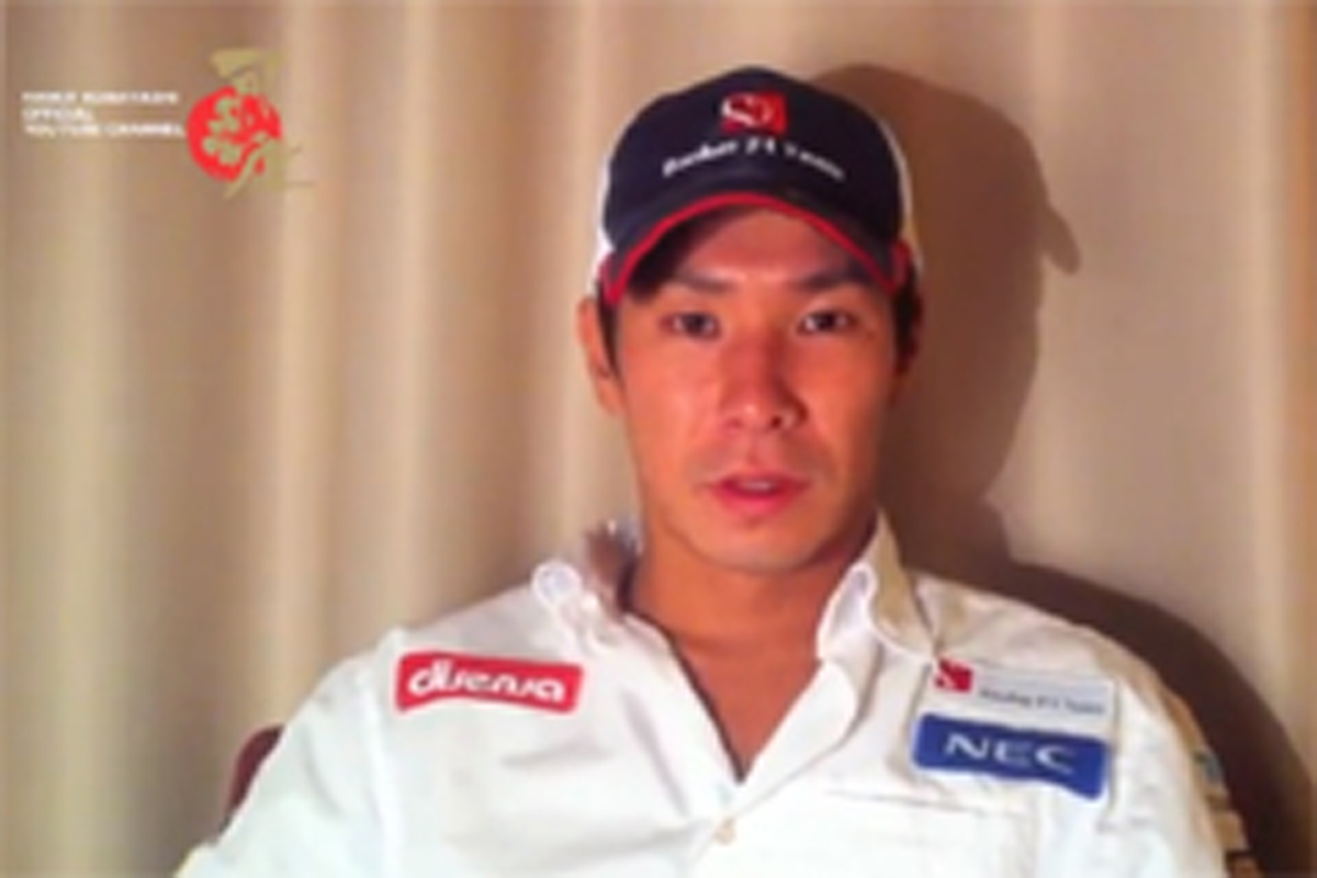 【動画】 小林可夢偉 「頑張ってベストな成績を出したい」