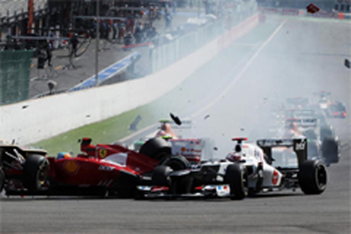 ザウバー：小林可夢偉、不運なクラッシュで13位 （F1ベルギーGP）