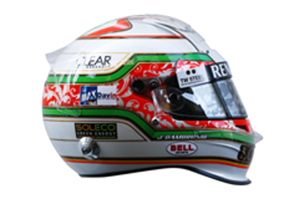 ジェローム・ダンブロシオ F1イタリアGP ヘルメット