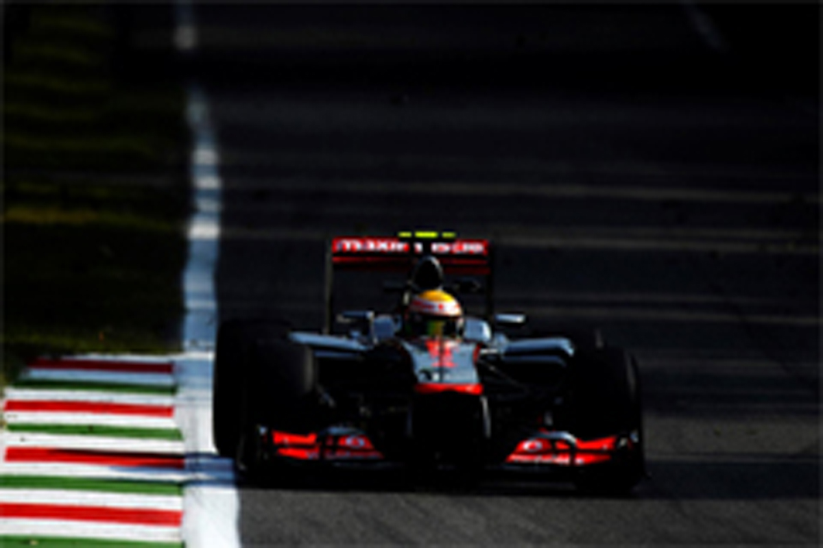 F1イタリアGP フリー走行3回目:ルイス・ハミルトンがトップタイム