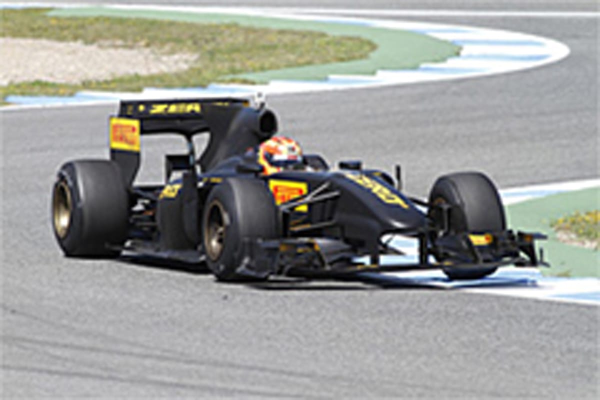 ピレリのF1テストカーにもオルタネーター故障