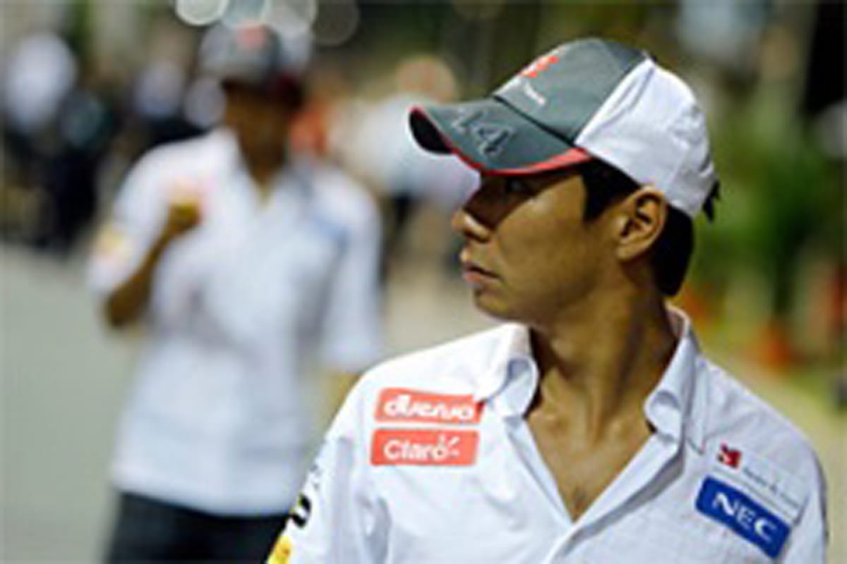 小林可夢偉 「メルセデスとコンストラクターズ5位を戦える」
