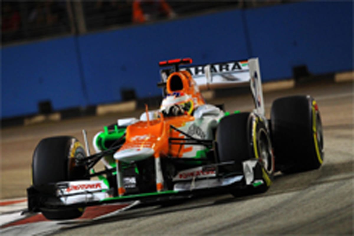 フォース・インディア:ディ・レスタが6番手 (F1シンガポールGP 予選)