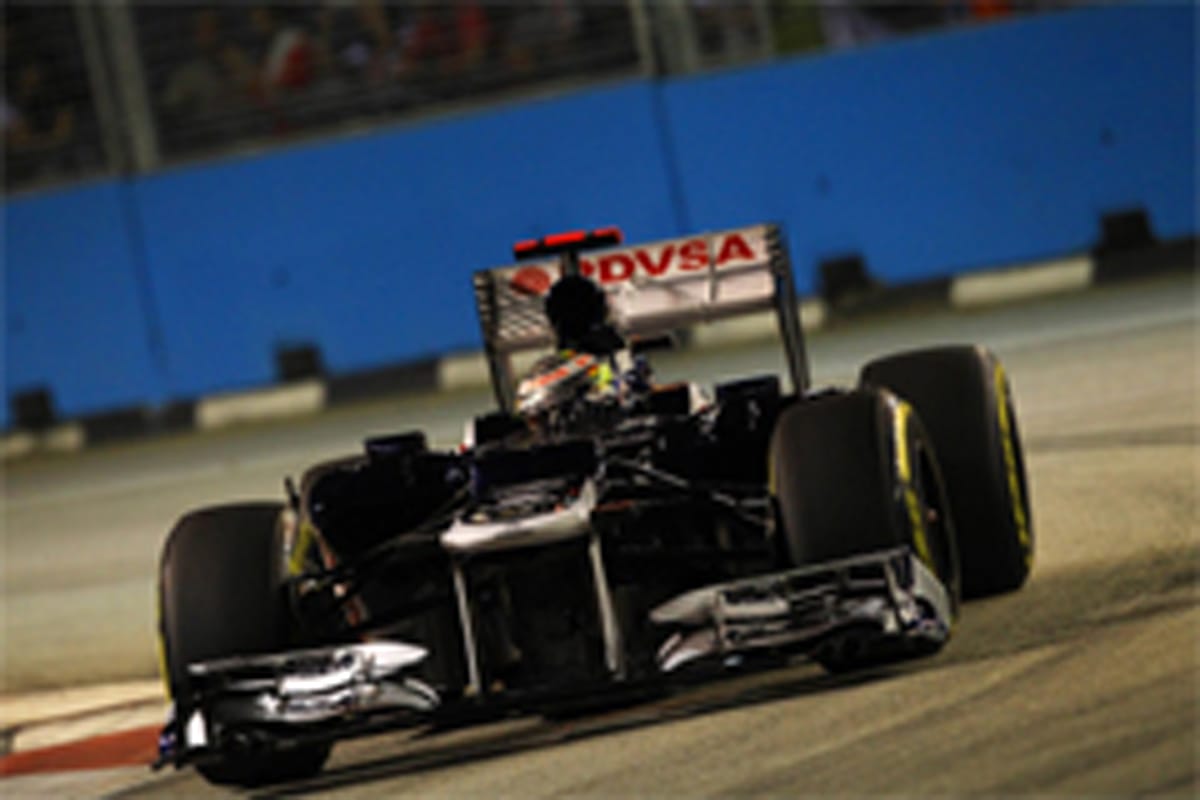 ウィリアムズ：マルドナドがフロントロー獲得 （F1シンガポールGP 予選）