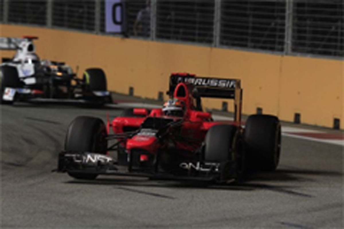 マルシャ：ティモ・グロックが12位完走 （F1シンガポールGP）