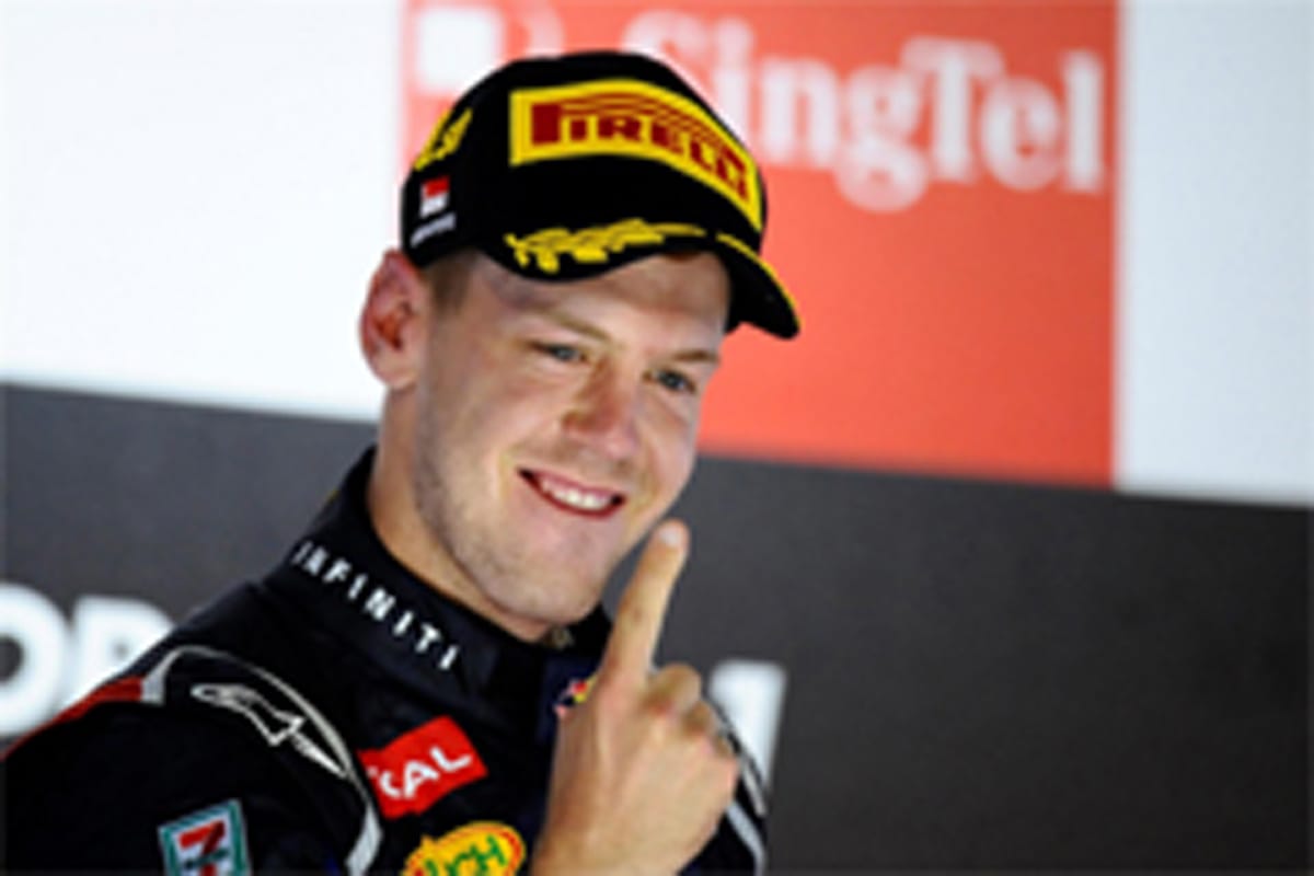 レッドブル:セバスチャン・ベッテルが今季2勝目 (F1シンガポールGP)