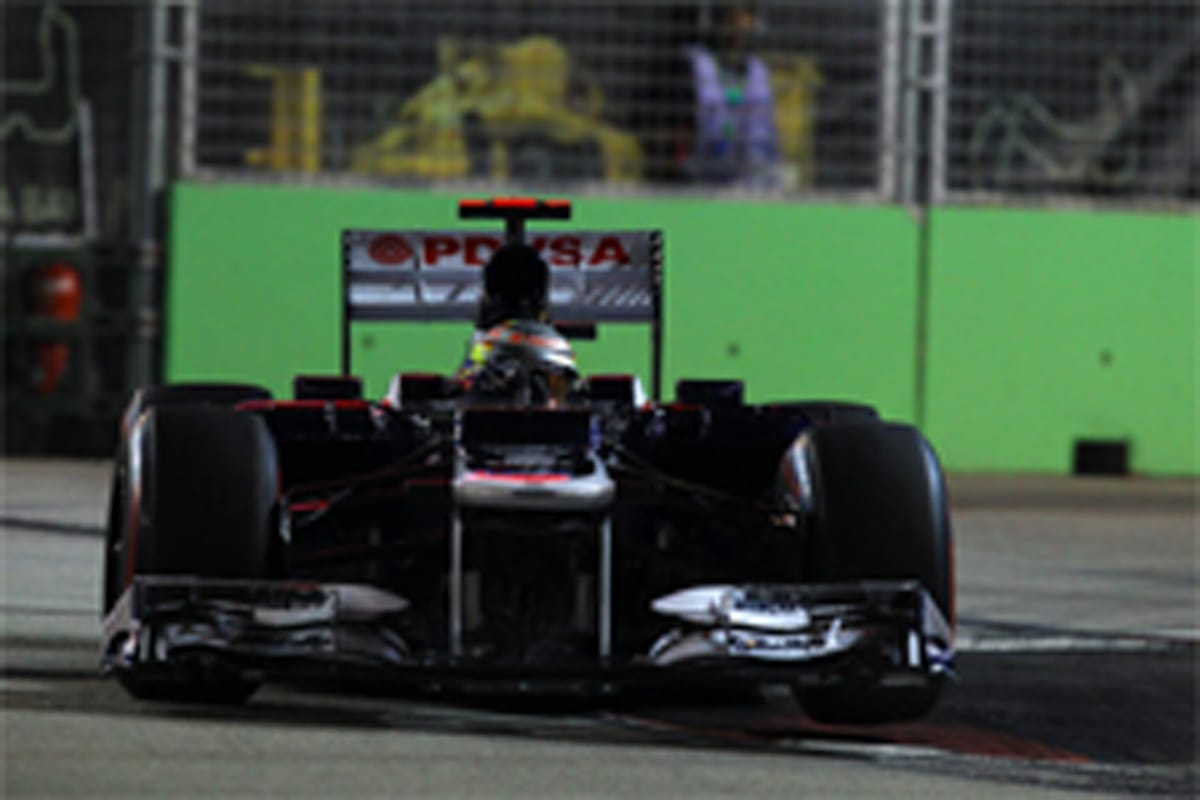 ウィリアムズ:無念のダブルリタイア (F1シンガポールGP)