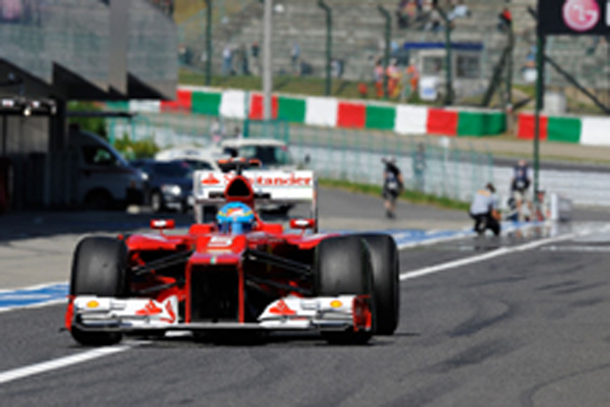 フェラーリ：アロンソ 「最悪のタイミングで黄旗が出た」 （F1日本GP 予選）