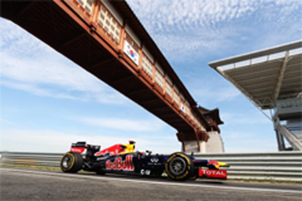 F1韓国GP フリー走行2回目:セバスチャン・ベッテルがトップタイム