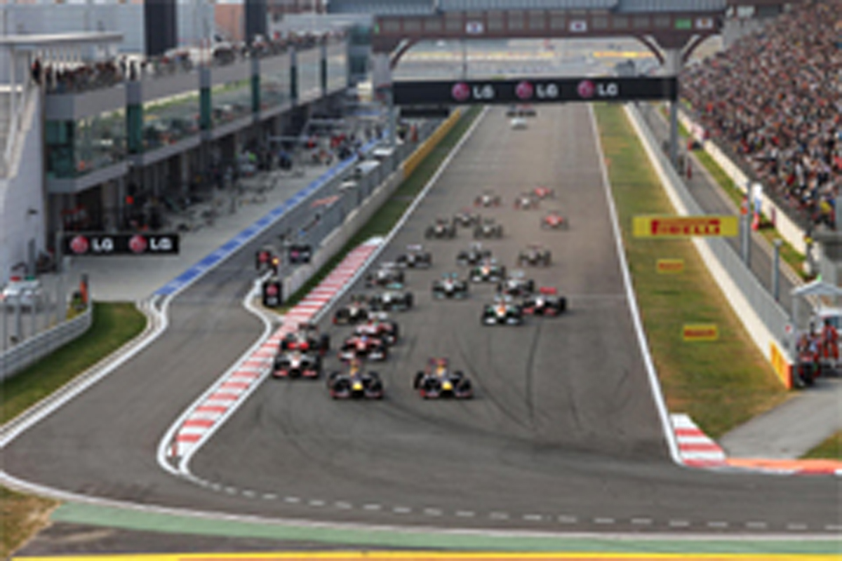 F1韓国GP 結果:セバスチャン・ベッテルが3連勝で首位に浮上