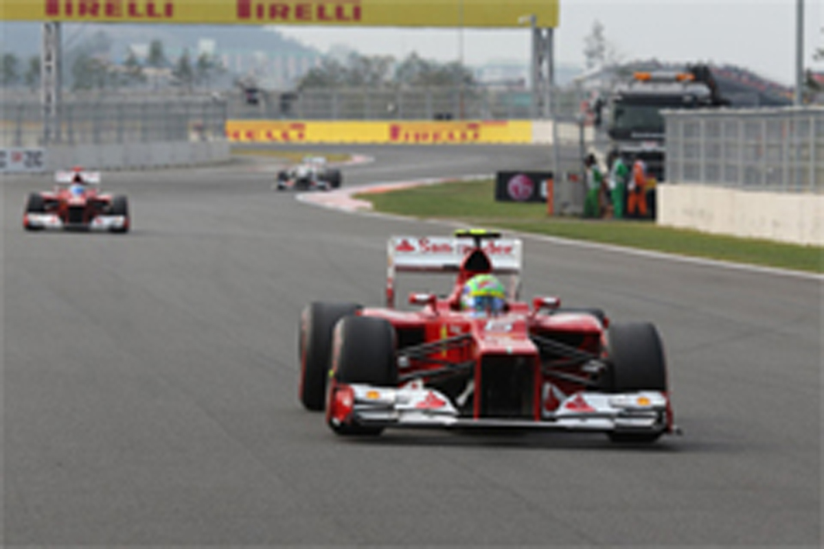 フェラーリ、F1韓国GPでマッサのマシンに新型エキゾーストを搭載
