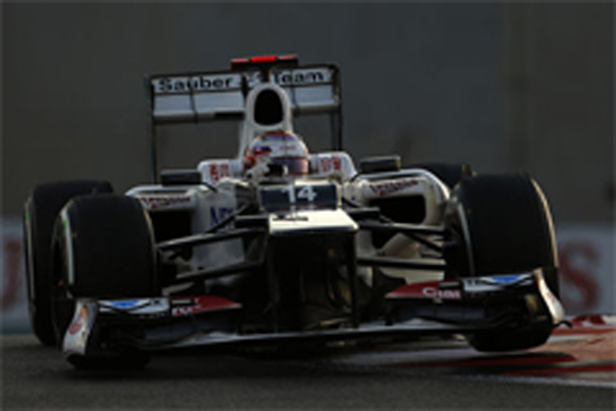 ザウバー：小林可夢偉は16番手タイム （F1アブダビGP 初日）