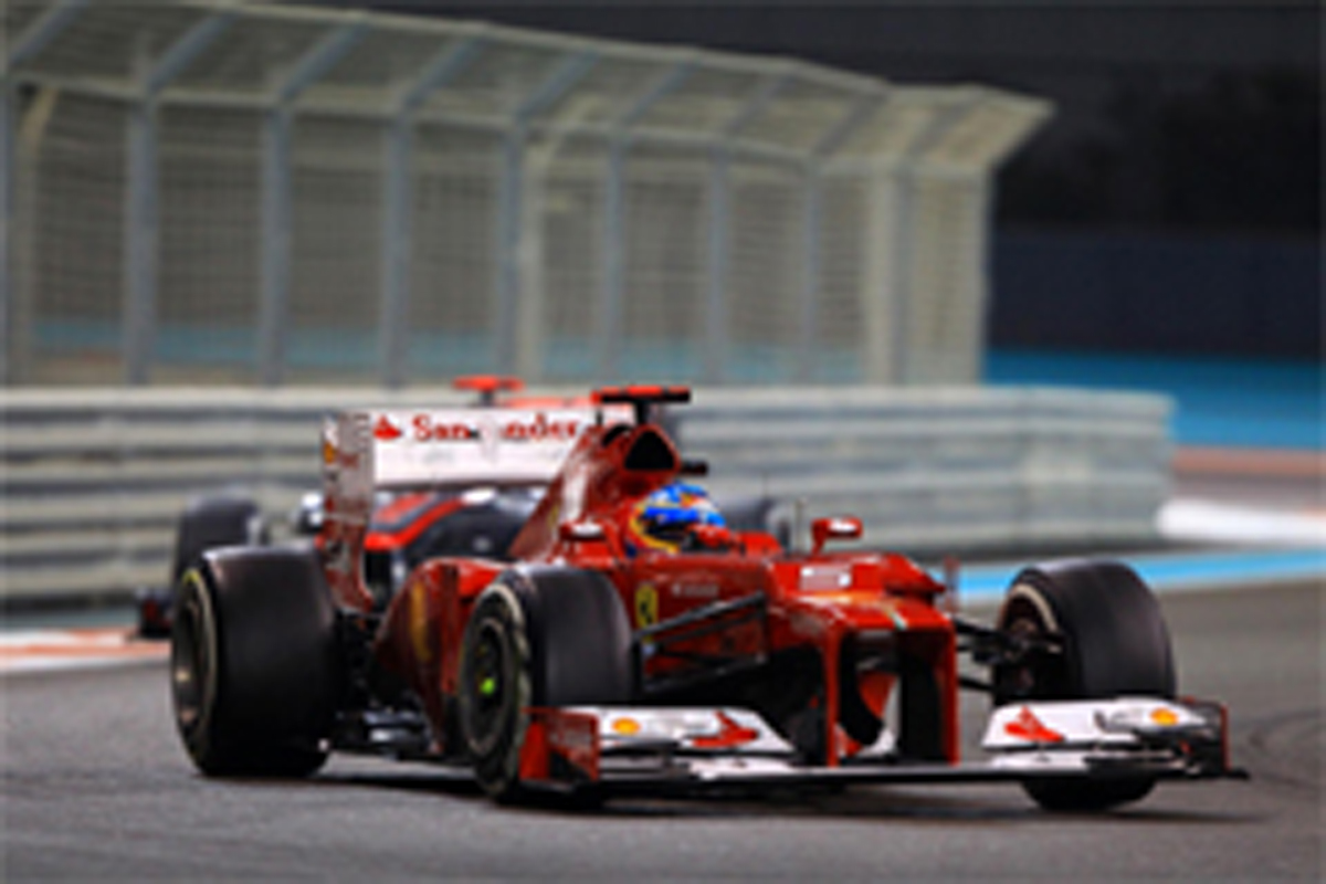 フェラーリ:フェルナンド・アロンソが2位表彰台 (F1アブダビGP)