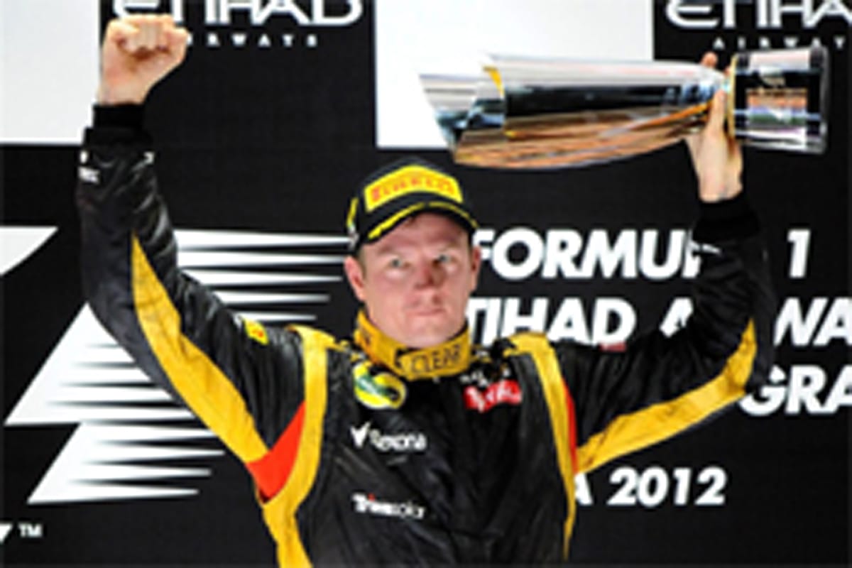 ロータス：キミ・ライコネンが復帰後初優勝 （F1アブダビGP）