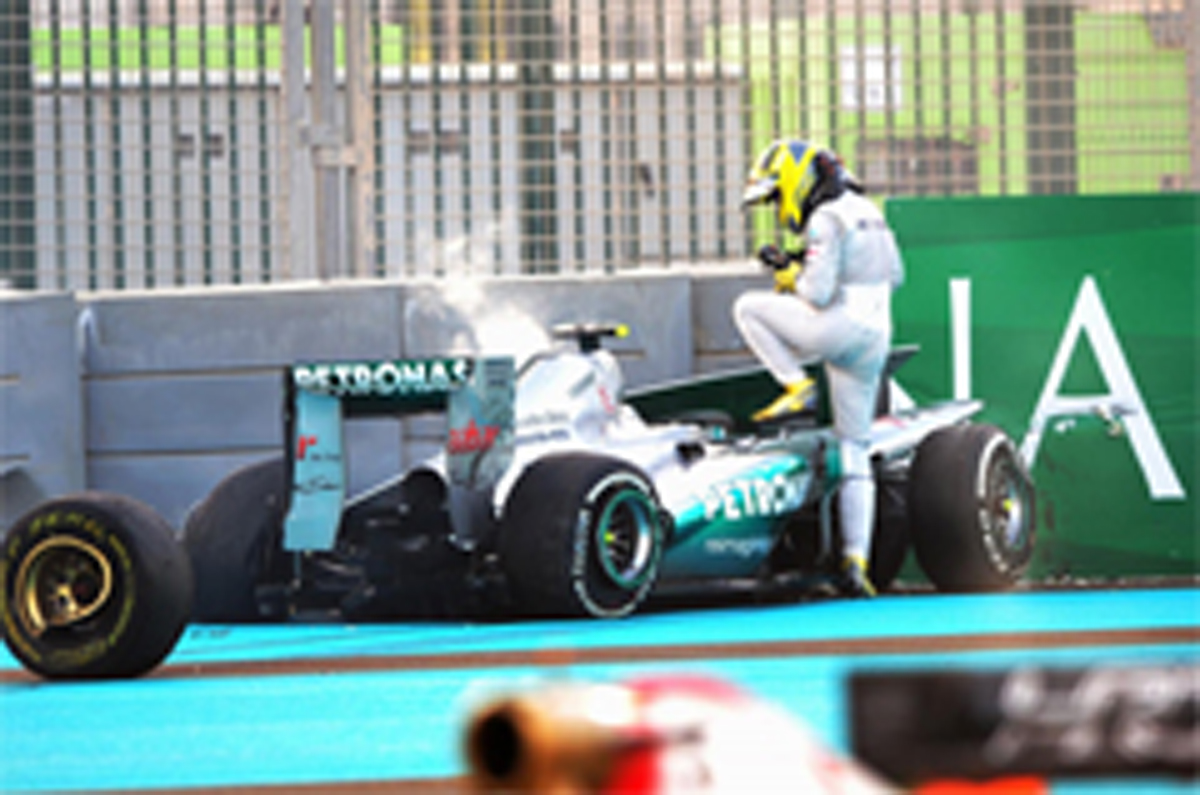 メルセデスAMG:ポイント獲得ならず (F1アブダビGP)