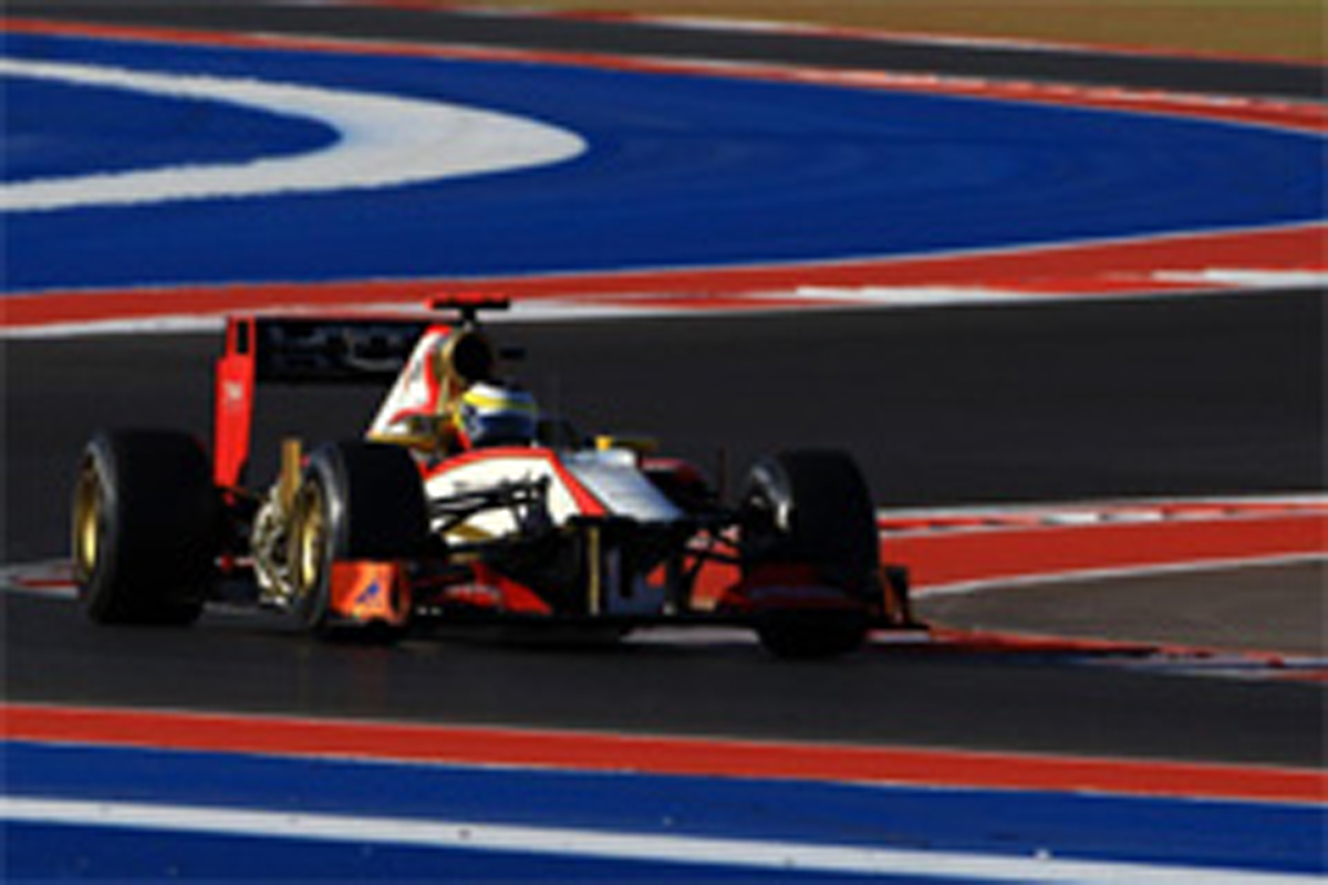 HRT:タイヤの熱入れに手応え (F1アメリカGP 予選)
