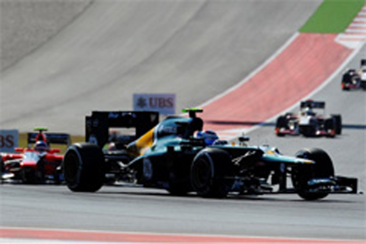 ケータハム:トラブルなくダブル完走 (F1アメリカGP)