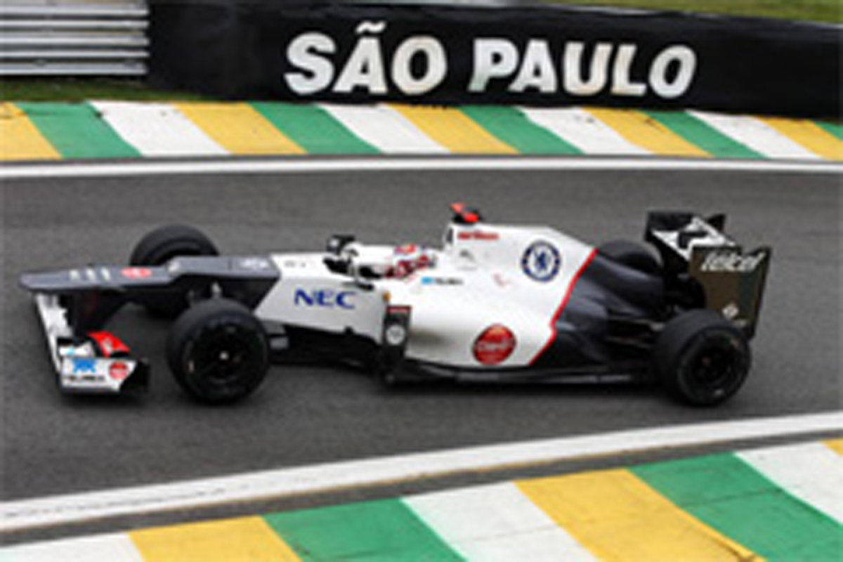 ザウバー:小林可夢偉は15番手 (F1ブラジルGP 予選)