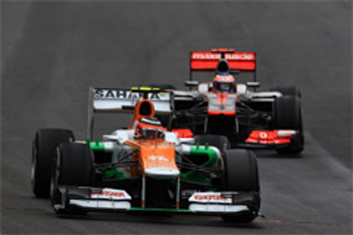 フォース・インディア:ヒュルケンベルグが5位入賞 (F1ブラジルGP)