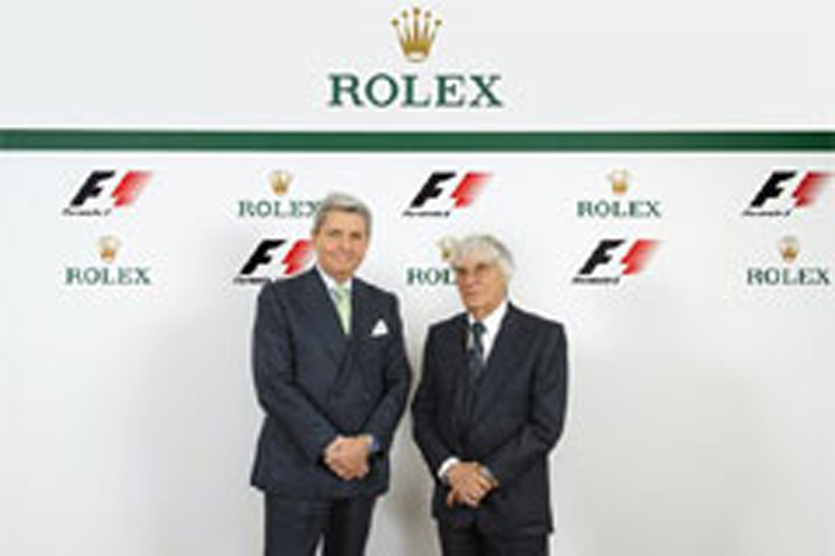ロレックス、F1公式タイムキーパーに就任