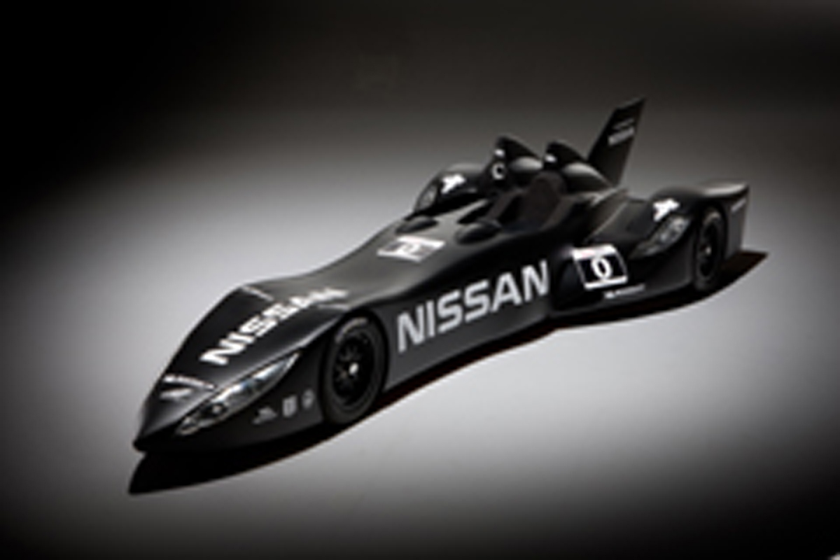 日産デルタウイング、東京オートサロン2013で日本初披露