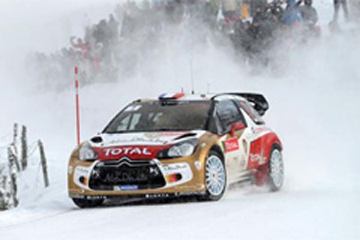 セバスチャン・ローブ、WRC開幕戦ラリー・モンテカルロで優勝