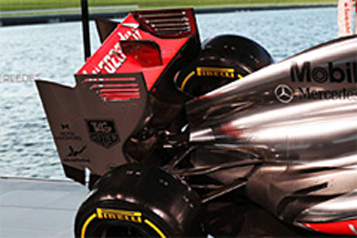 マクラーレン MP4-28、受動的ダブルDRSは非搭載