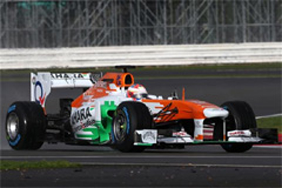 フォース・インディア VJM06、初走行を実施