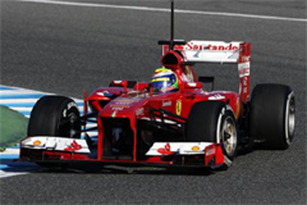 フェリペ・マッサ(フェラーリ):F1ヘレステスト初日