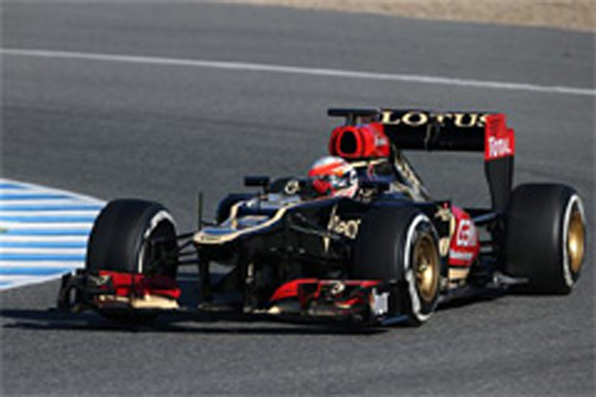 ロマン・グロージャン(ロータス):F1ヘレステスト2日目