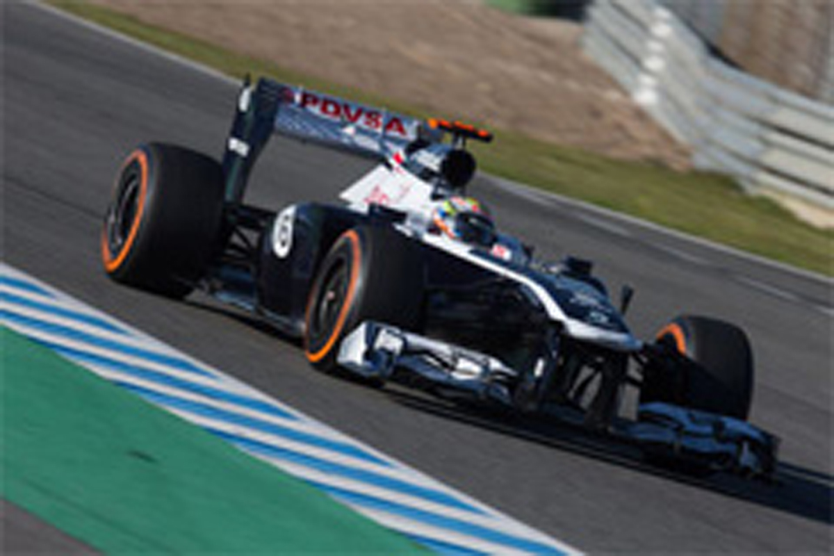 ウィリアムズ FW35、パストール・マルドナドが初走行を担当