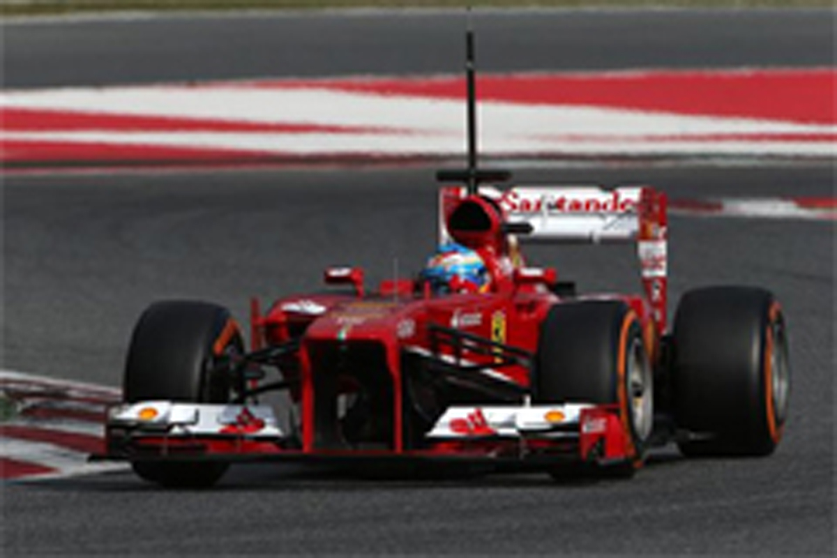フェルナンド・アロンソ(フェラーリ):F1バルセロナテスト初日
