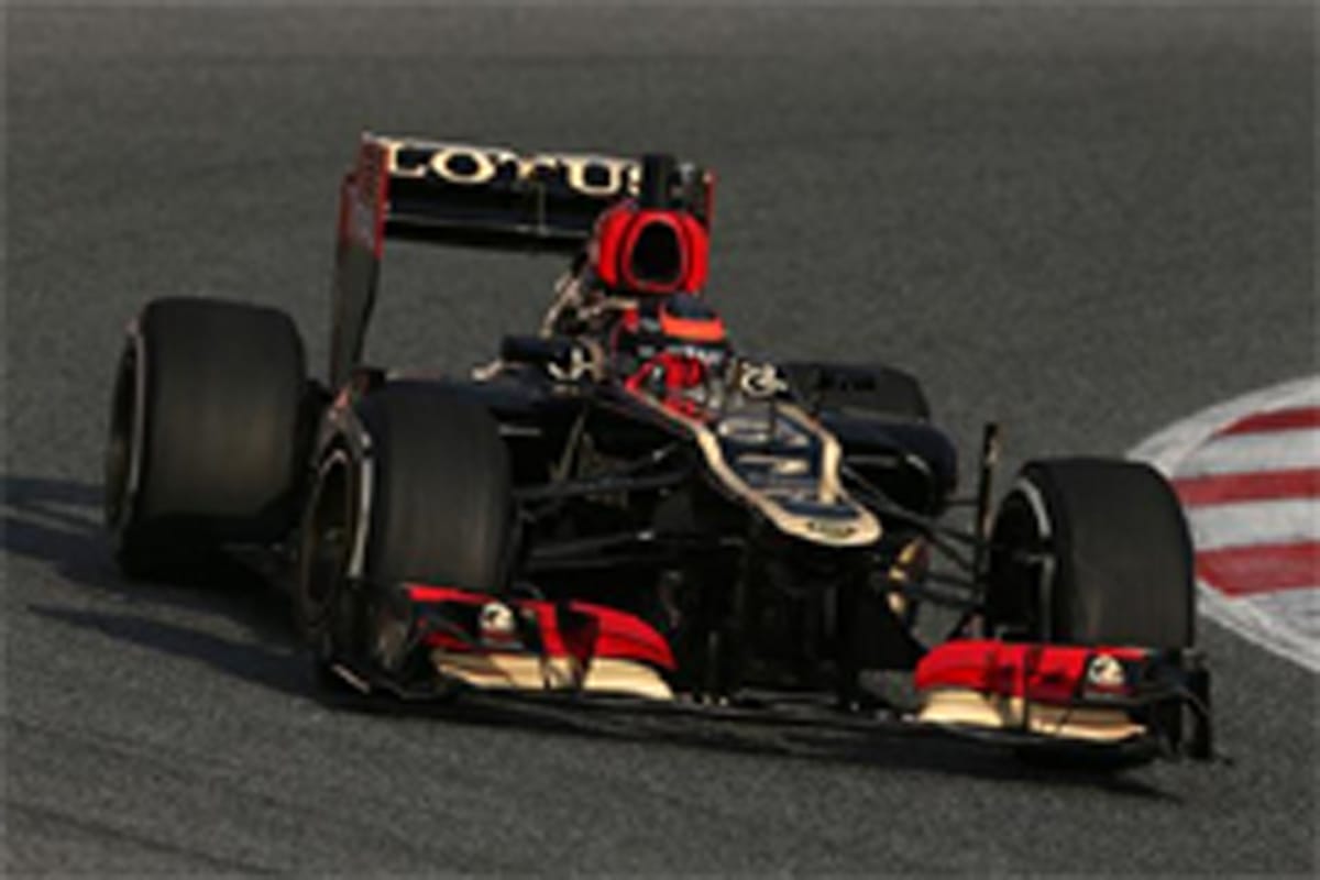 キミ・ライコネン（ロータス）：F1バルセロナテスト初日