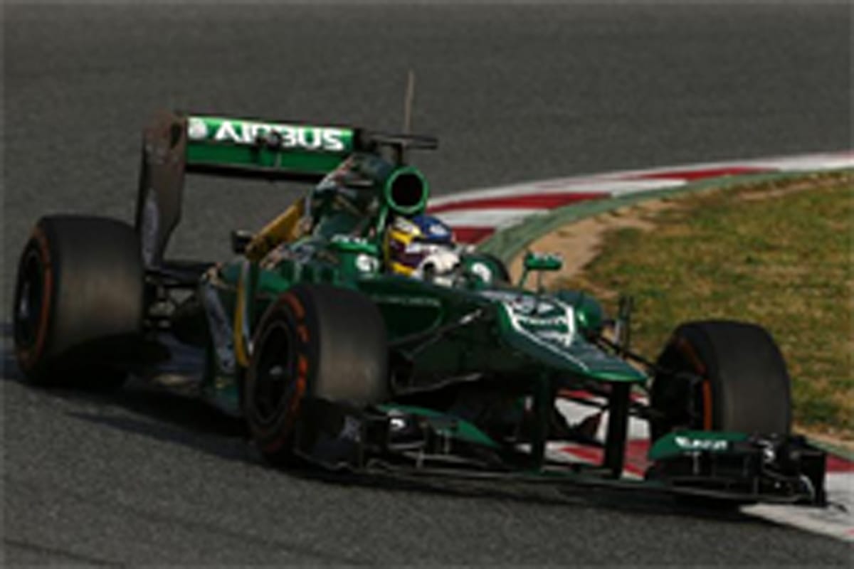 シャルル・ピック(ケータハム):F1バルセロナテスト初日