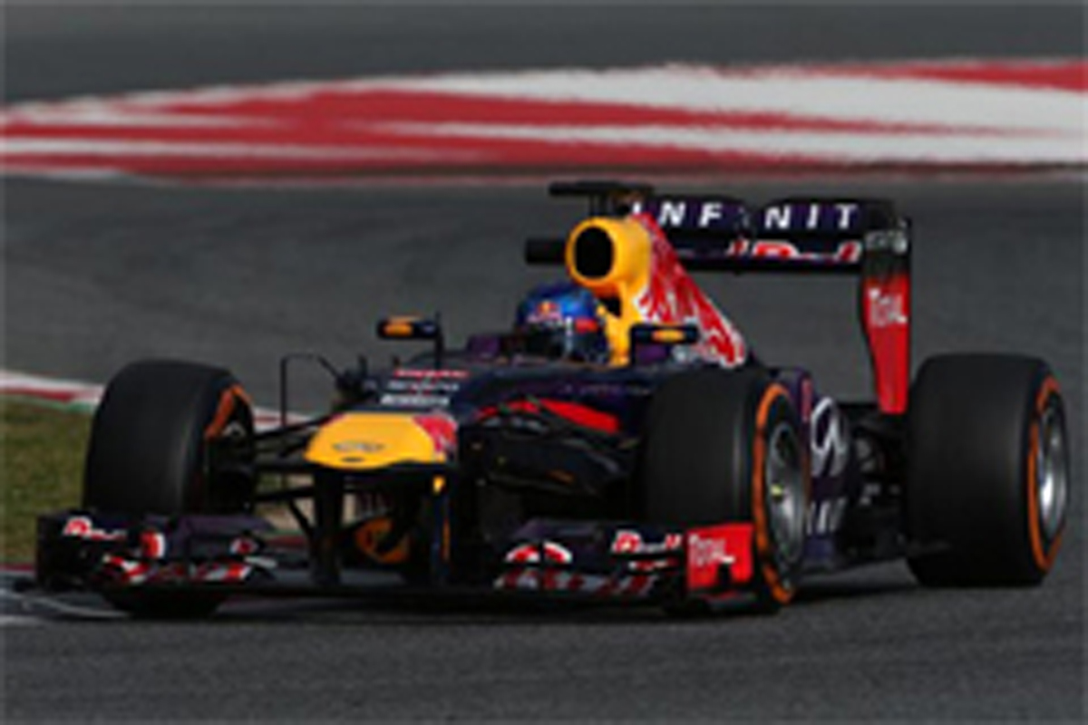 セバスチャン・ベッテル（レッドブル）：F1バルセロナテスト初日