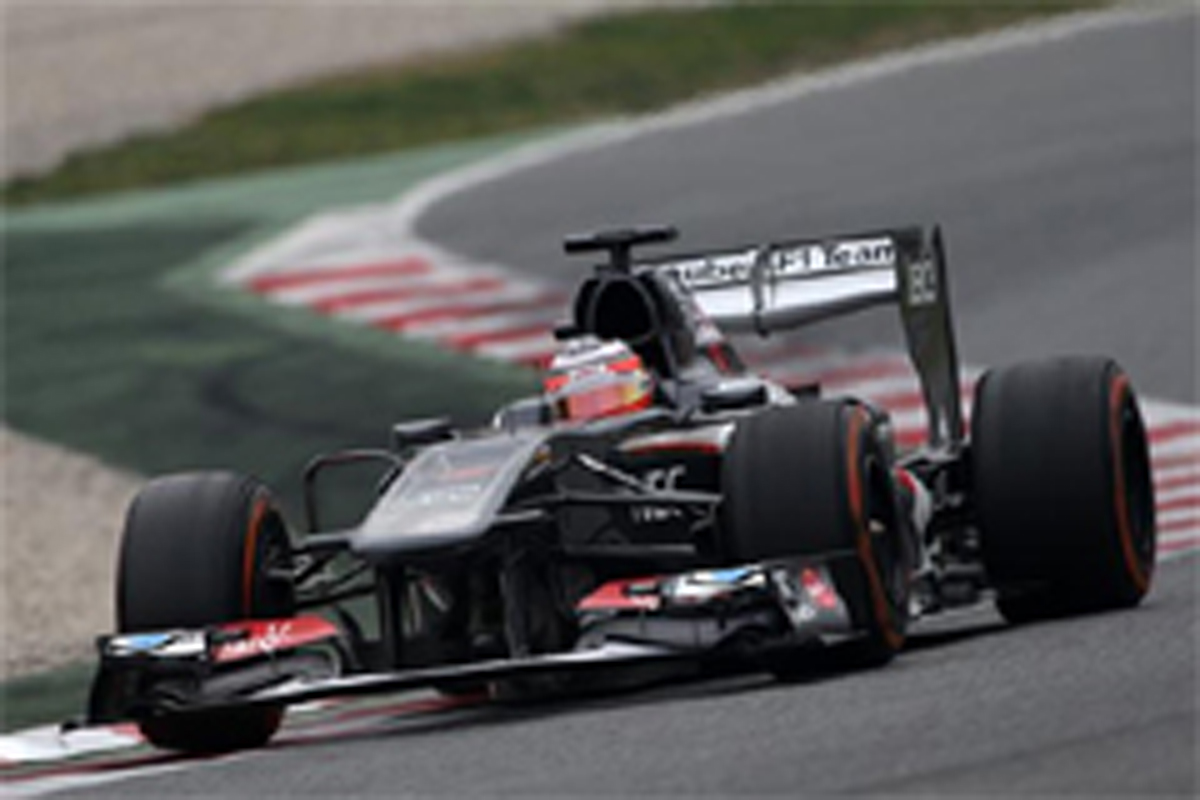 ニコ・ヒュルケンベルグ(ザウバー):F1バルセロナテスト3日目