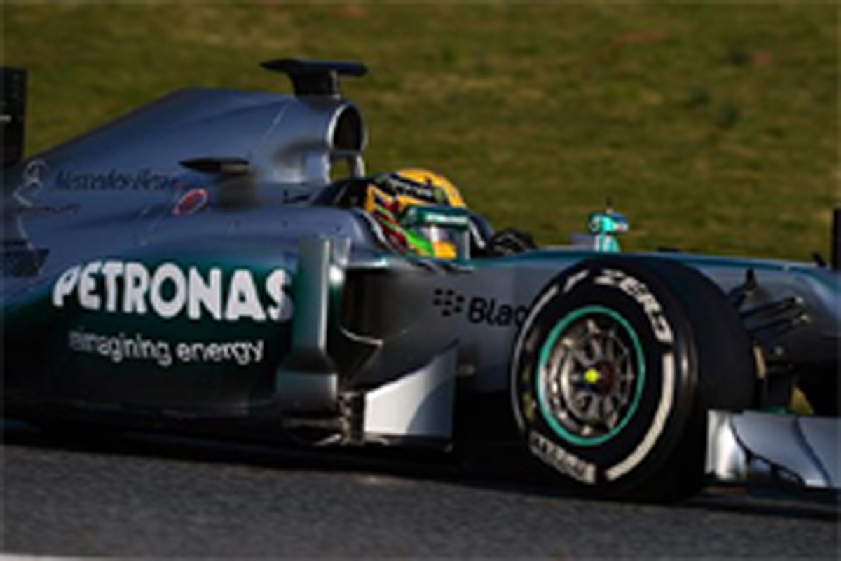 ルイス・ハミルトン(メルセデスAMG):F1バルセロナテスト3日目