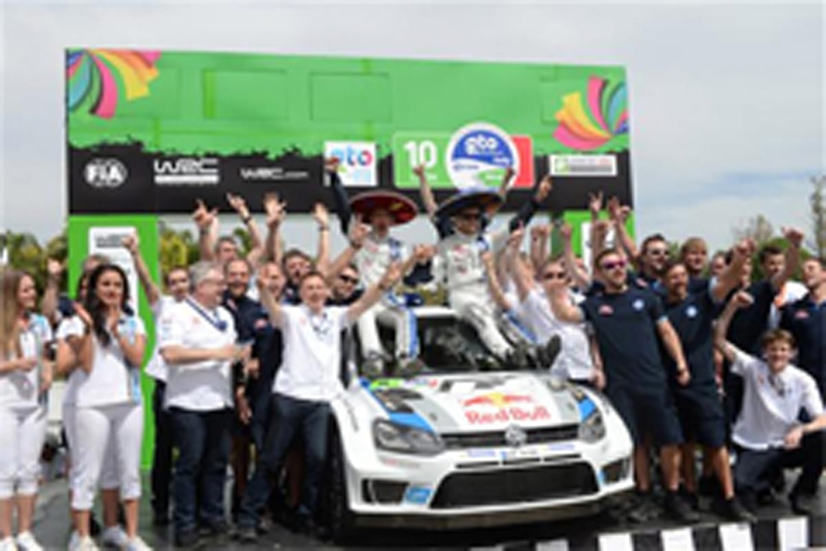 フォルクスワーゲン、WRCでセバスチャン・オジェが2連続勝利