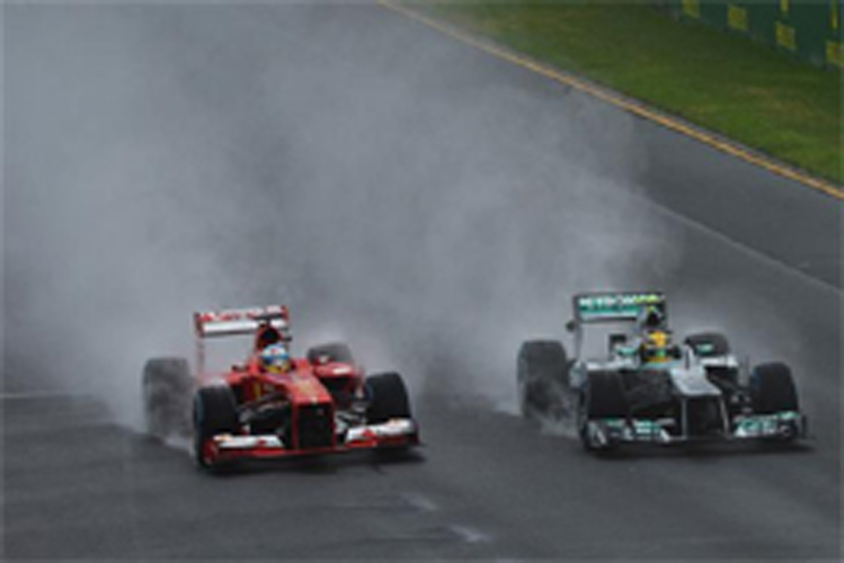 F1オーストラリアGP 予選：悪天候でQ2以降を日曜日に延期