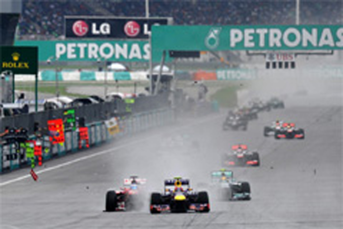 F1マレーシアGP 結果:セバスチャン・ベッテルが優勝