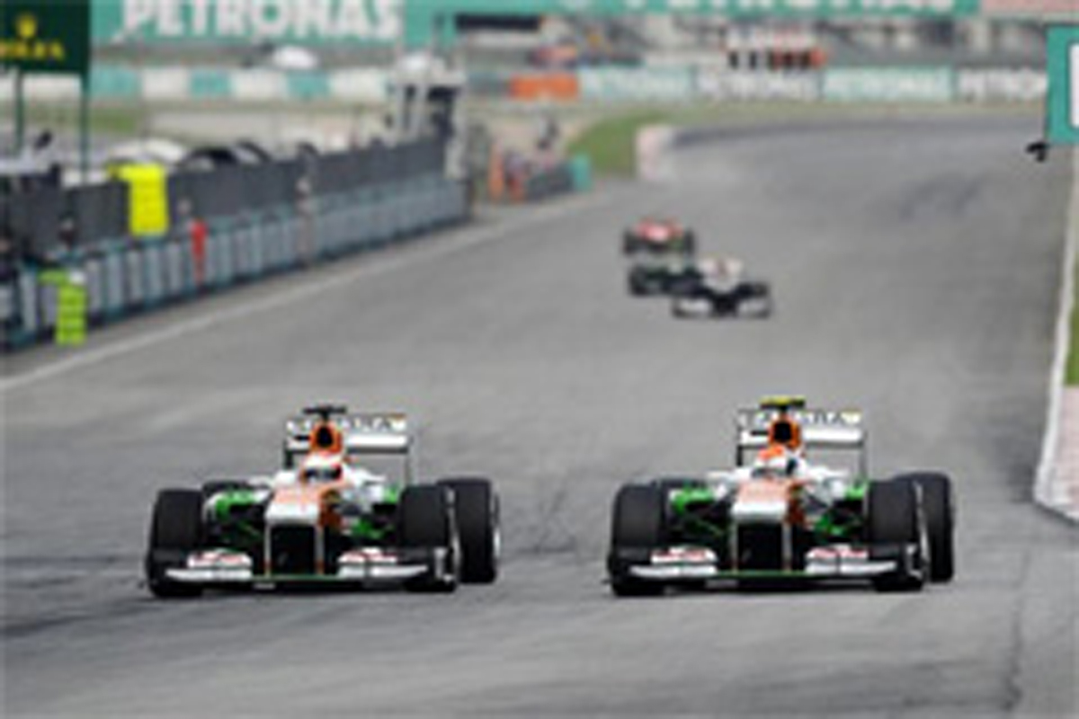 フォース・インディア：2台が同じ問題でリタイア （F1マレーシアGP）