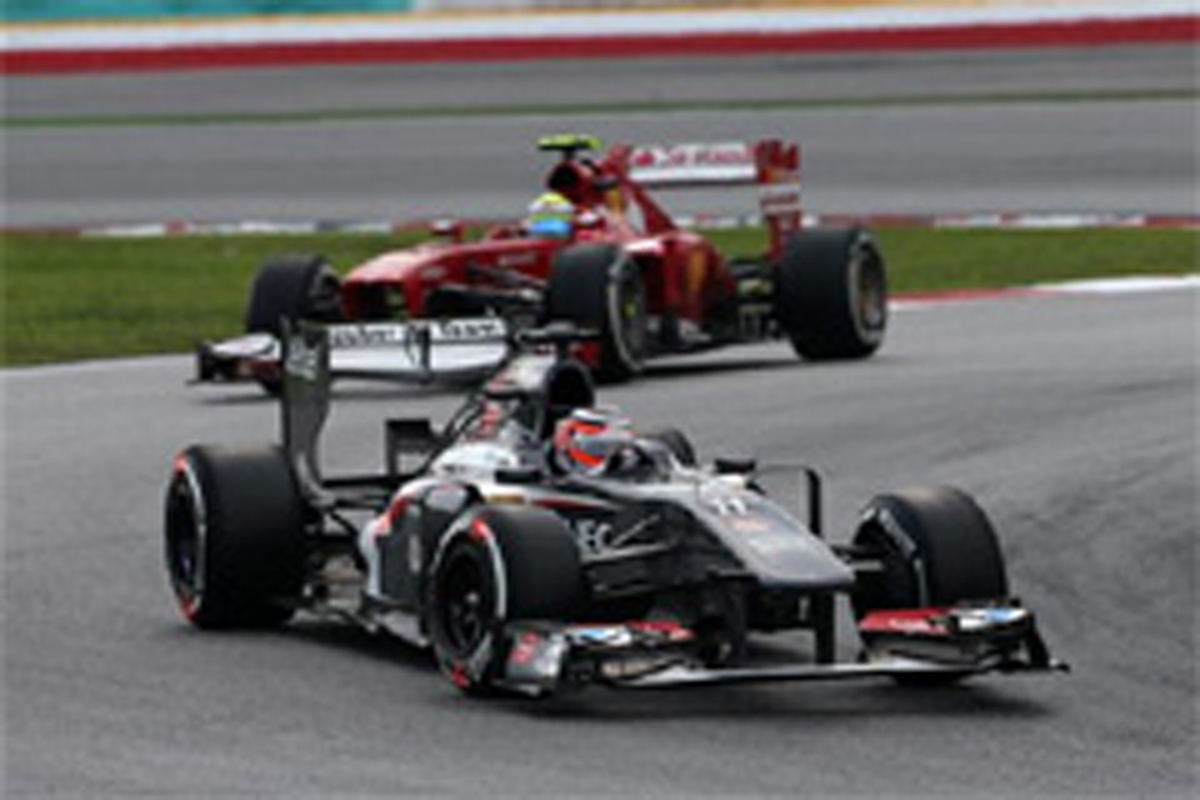 ザウバー:ヒュルケンベルグが8位入賞 (F1マレーシアGP)
